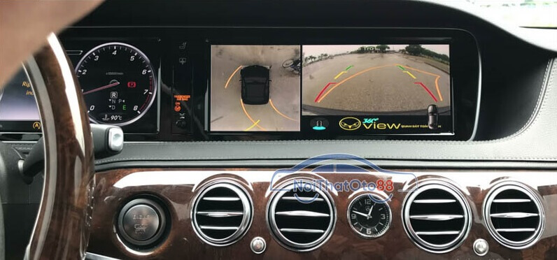 Camera Oview 360 cho xe Mercedes S400