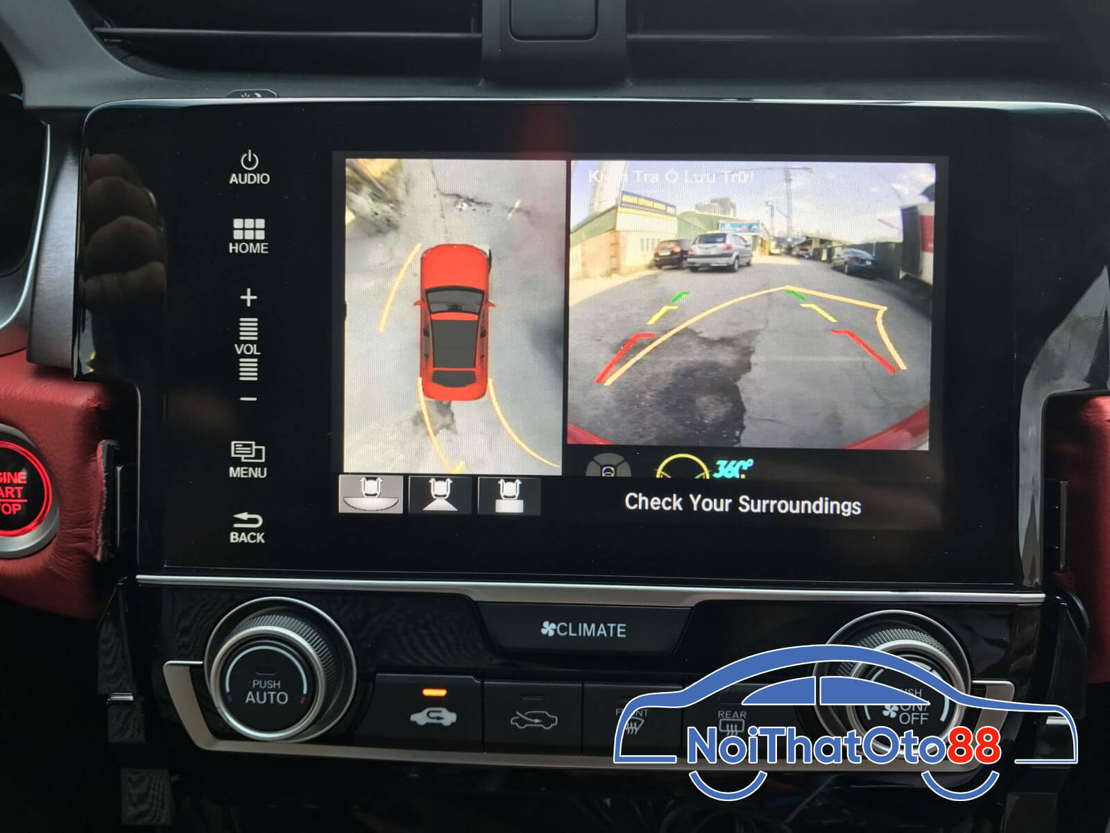 Camera 360 cho xe Honda Civic