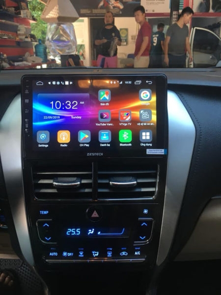 Man hinh Android Zestech cho xe Toyota Vios 2019